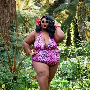 Raquel  Pink Tiger One Piece